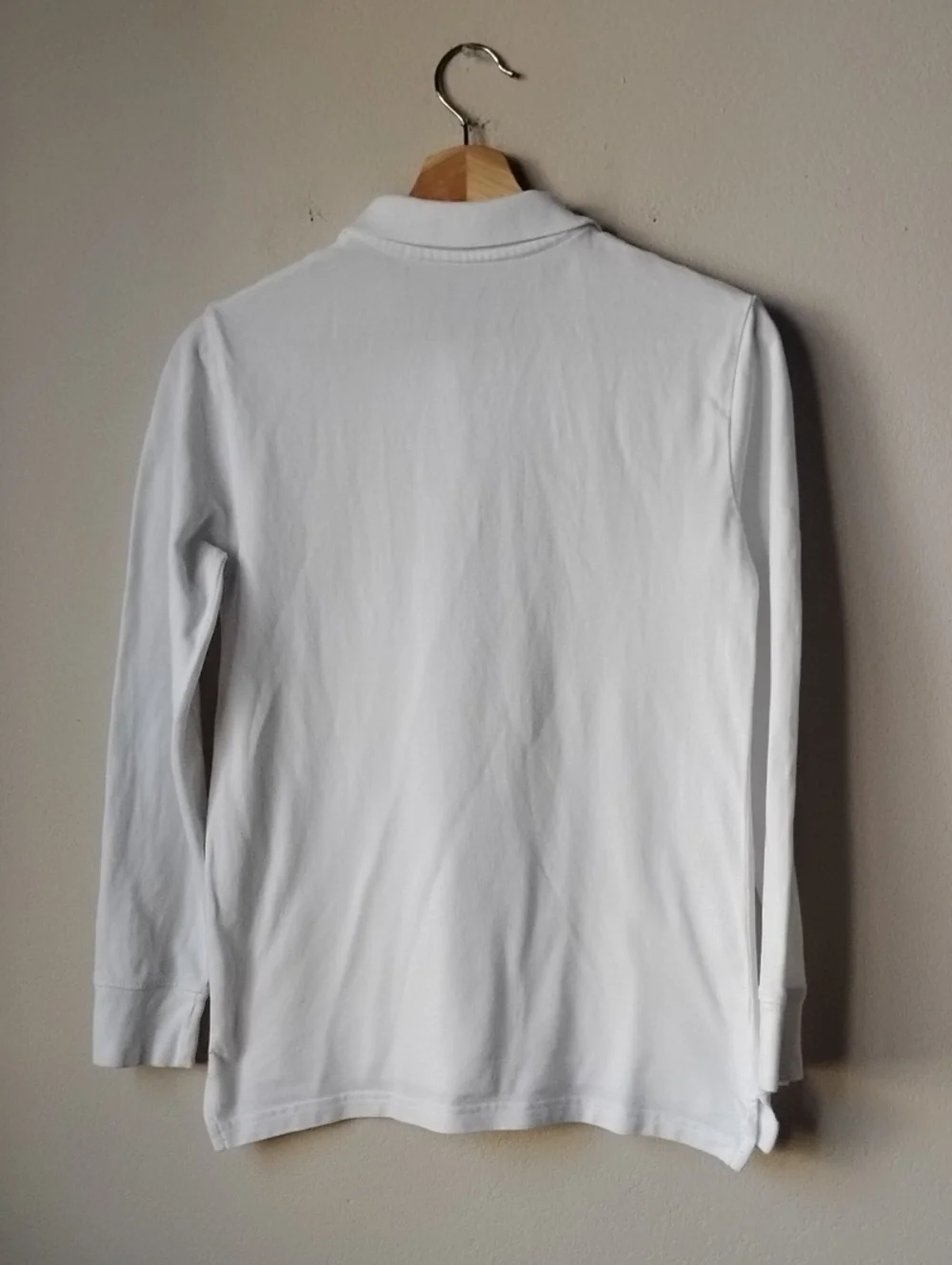 🌺💙 The Children's Place Size XL Long Sleeve Pique Polo White